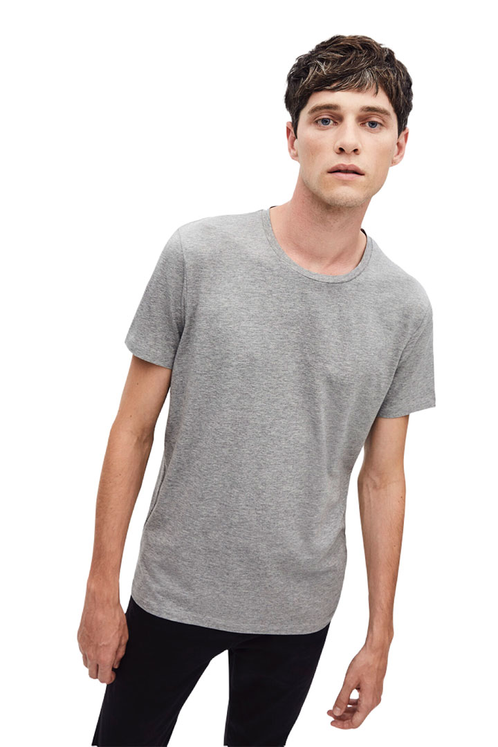 Picture of Neunir Round Neck Shirt -Gris China