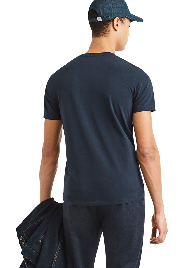 Picture of Neunir V - Neck Shirt - Navy Blue