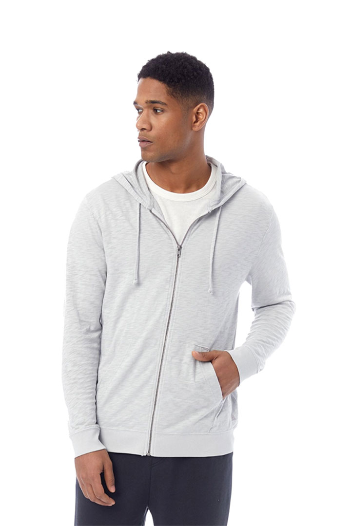 Picture of Cole Full Zip Hoodie - Light Grey