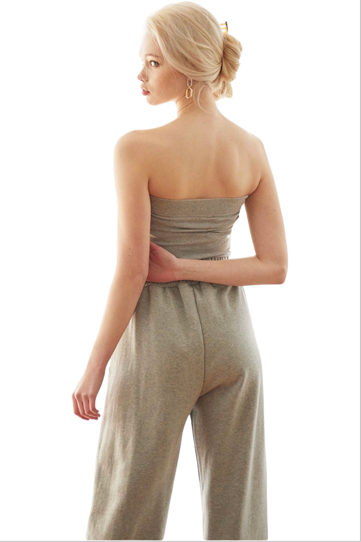 Picture of Nadia Slash Lounge Pants-Gray