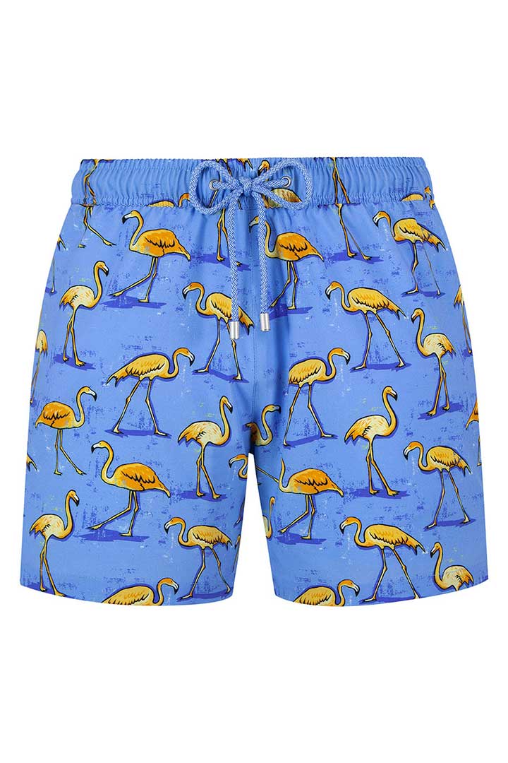 Picture of Arthus Strech Swim Short-Sky Flamingo