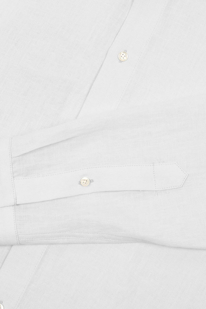 Picture of Linen Eric Shirt-White