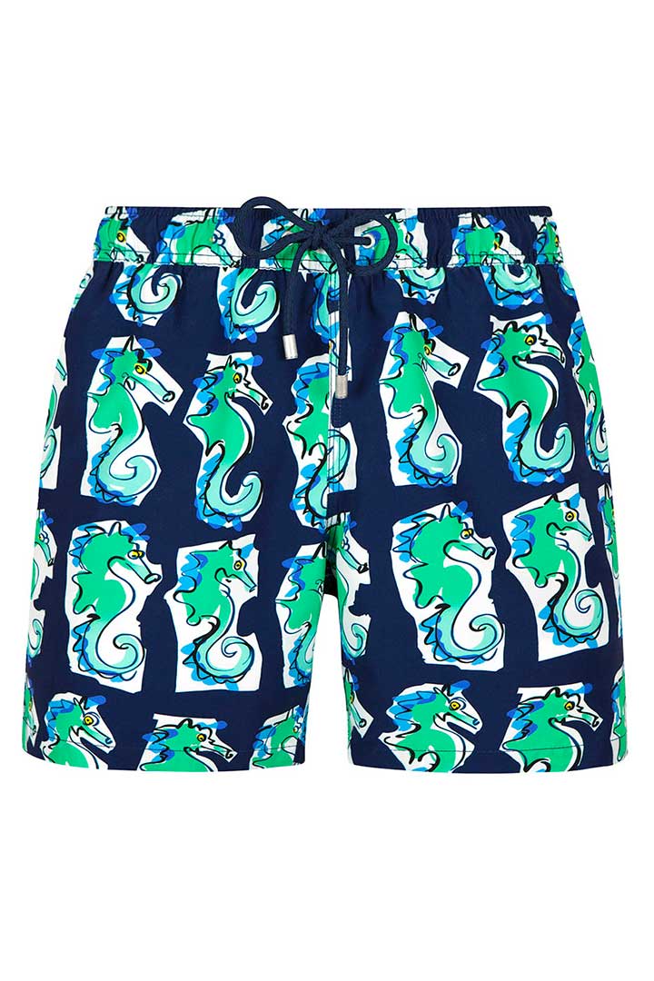 Picture of Arthus Swim Short-Navy Seahorse