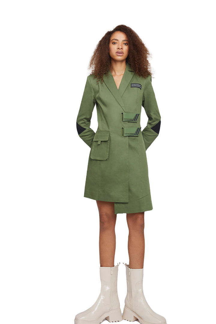 Picture of The “Drift” Dress -Military Green