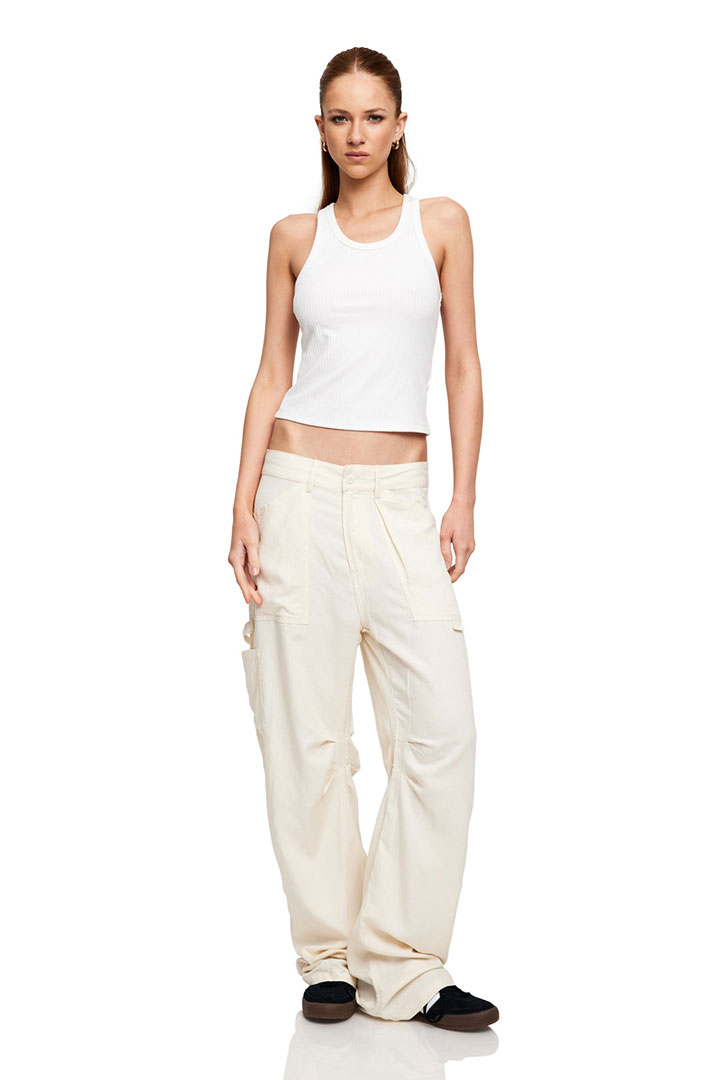 Picture of Miami Vice Linen Pant-Off White