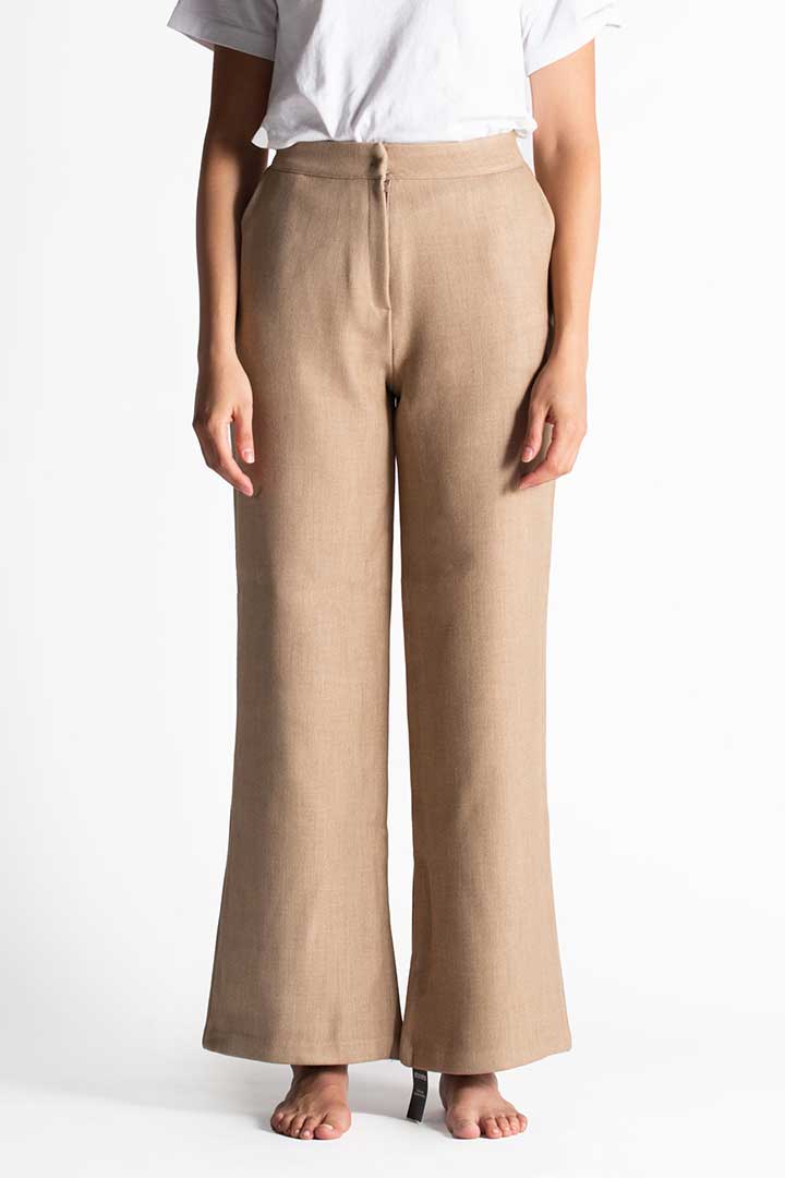 Picture of Avery Wide Leg Pants - Camel