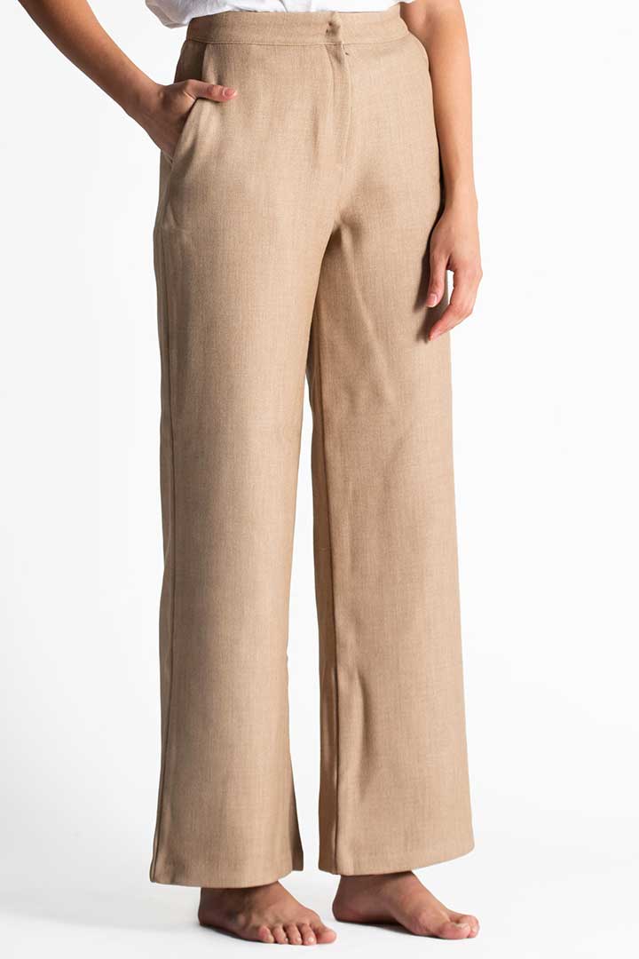 Picture of Avery Wide Leg Pants - Camel