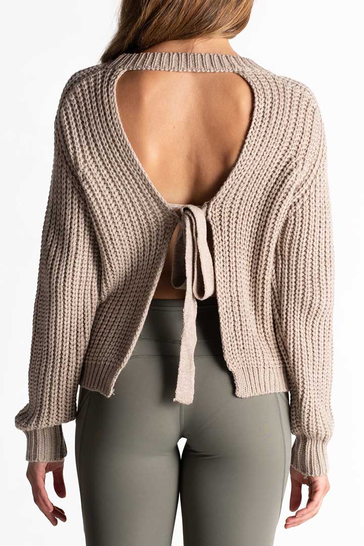 Picture of Joanna Open Back Sweater - Beige