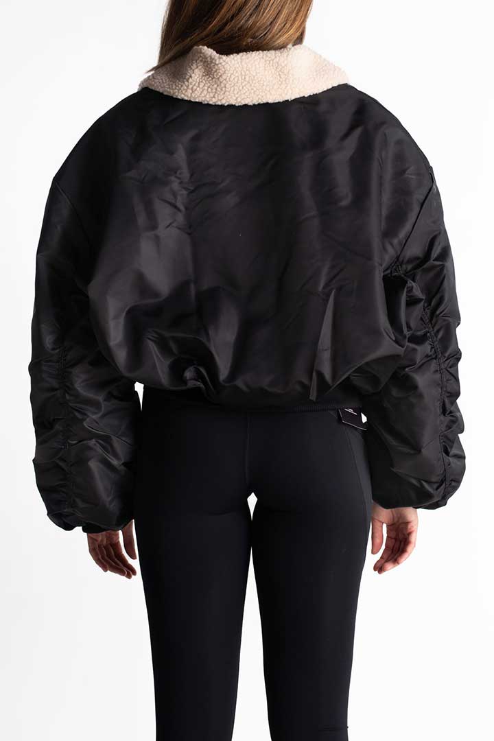 Picture of Talia Borg Bomber Jacket - Black